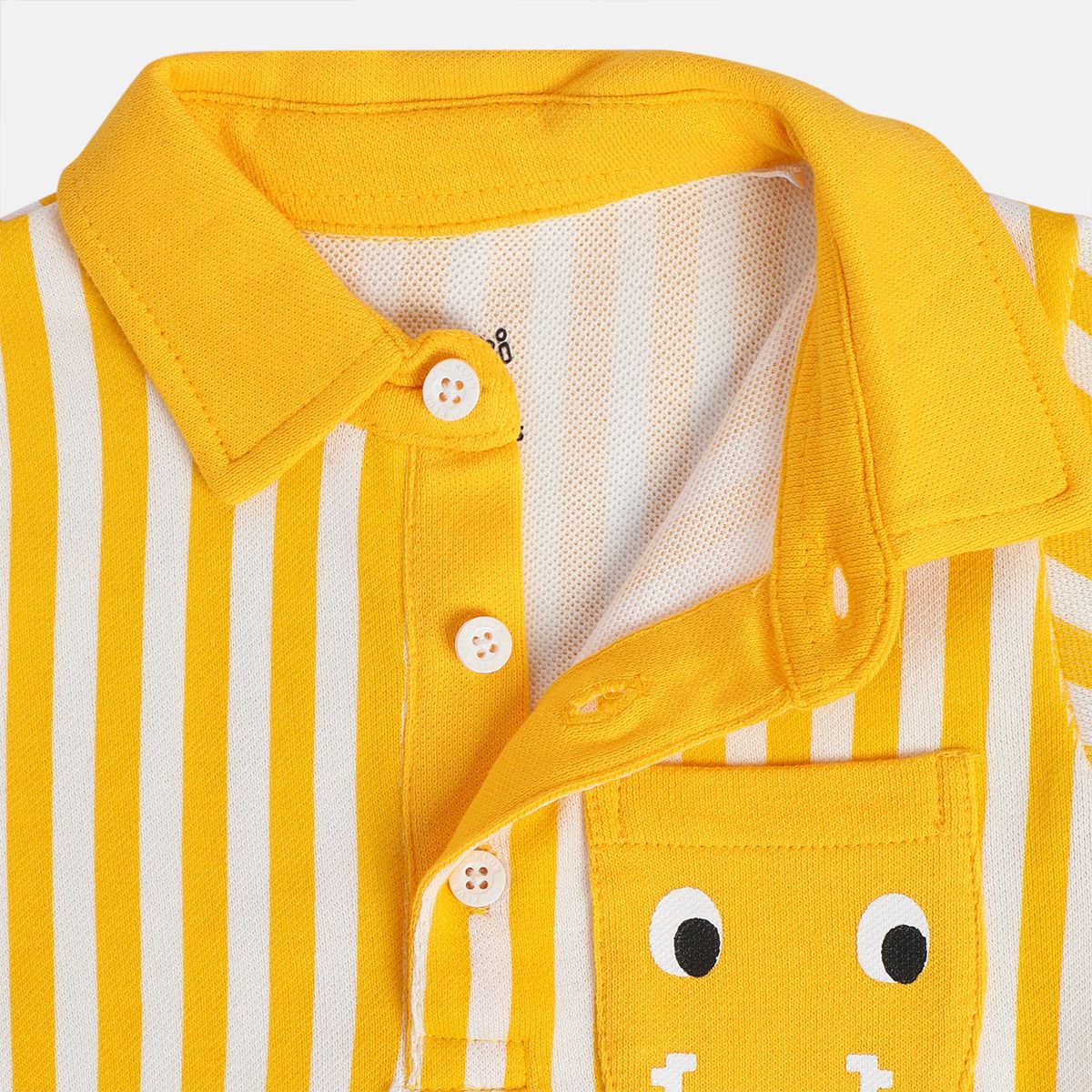 Boys Orange Collar Polo