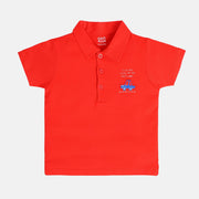 Boys Red Pack Of 1 Polo