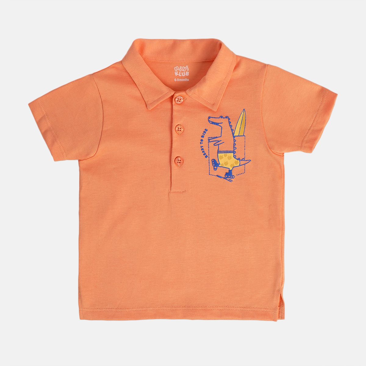 Boys Orange Pack Of 1 Polo