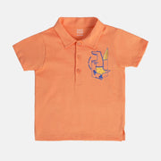 Boys Orange Pack Of 1 Polo