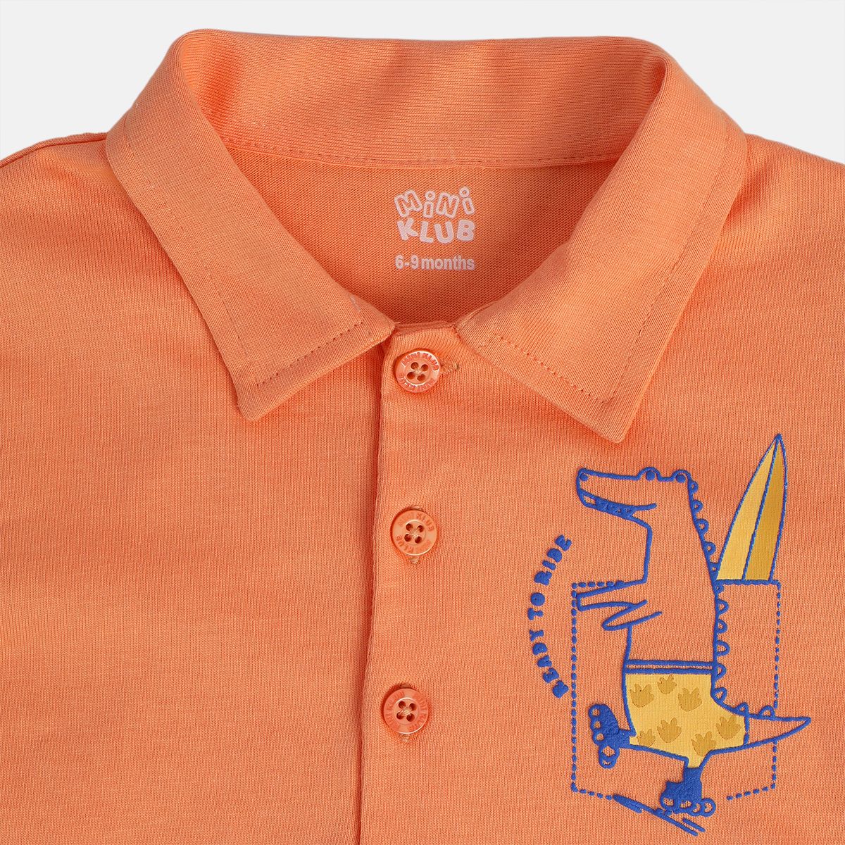 Boys Orange Pack Of 1 Polo