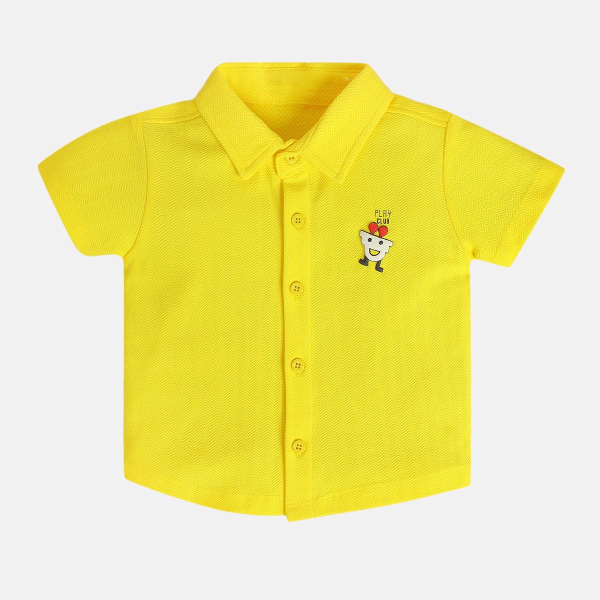 Boys Yellow Pack Of 1 Shirt