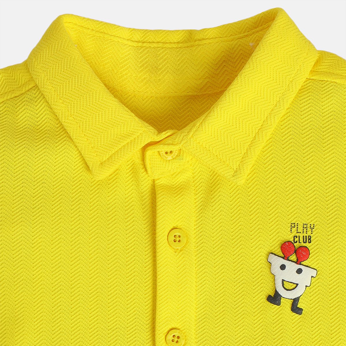 Boys Yellow Pack Of 1 Shirt