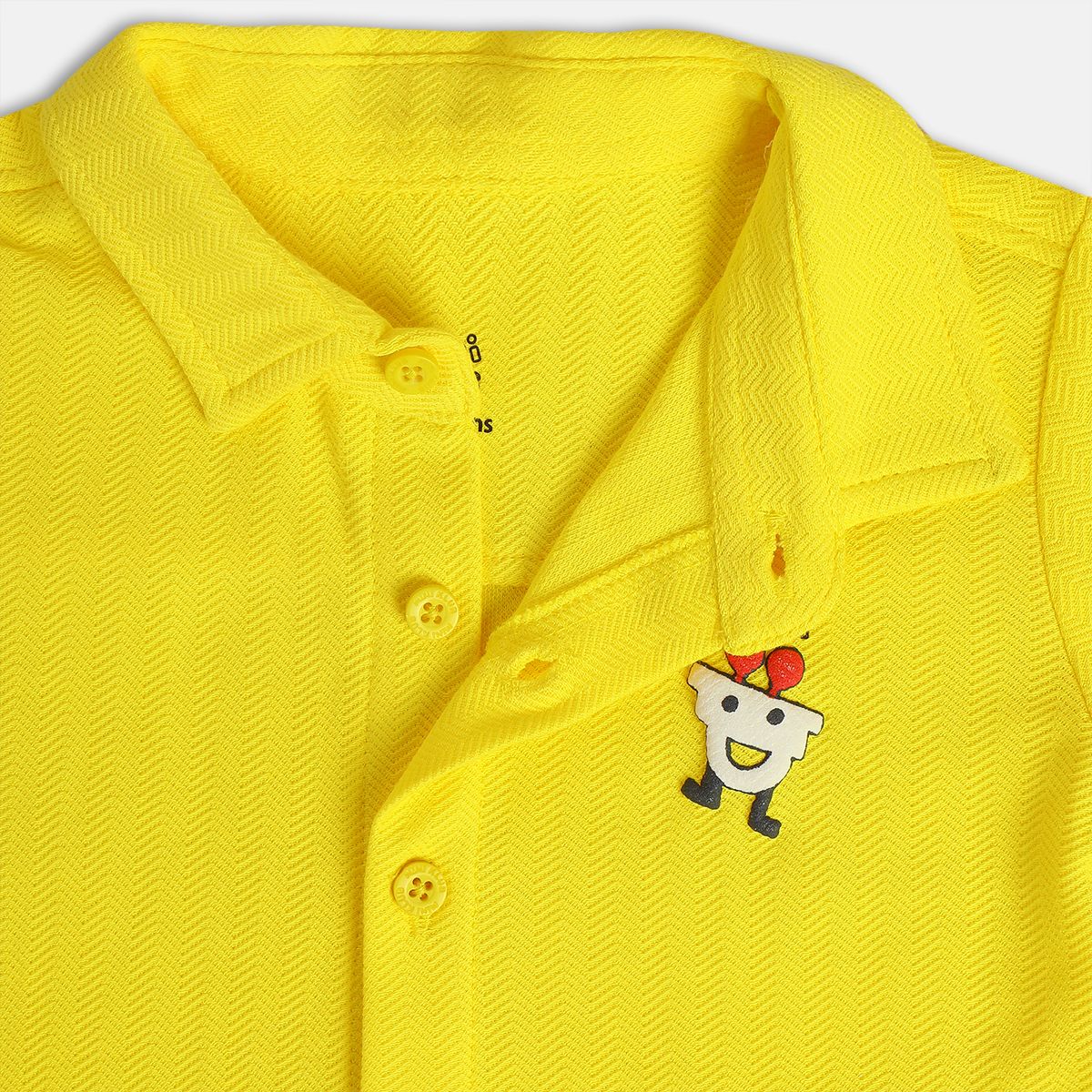 Boys Yellow Pack Of 1 Shirt