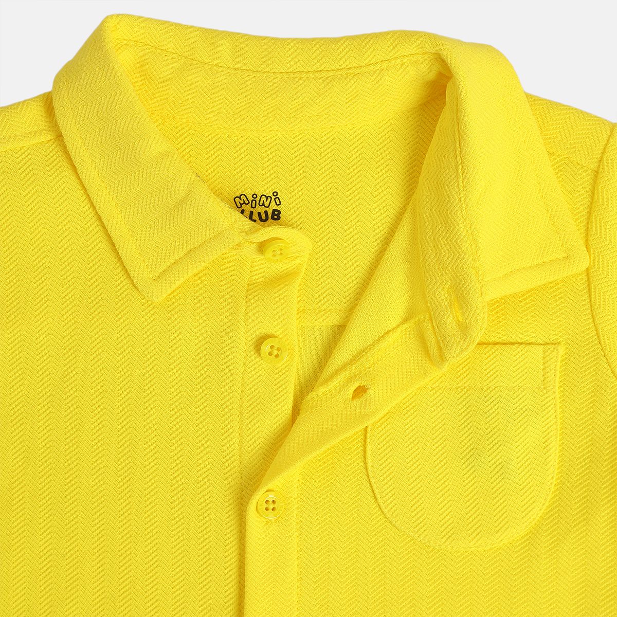 Boys Yellow Pack Of 1 Shirt