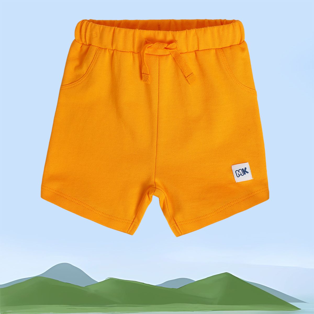 Boys Mustard Pack Of 1 Shorts