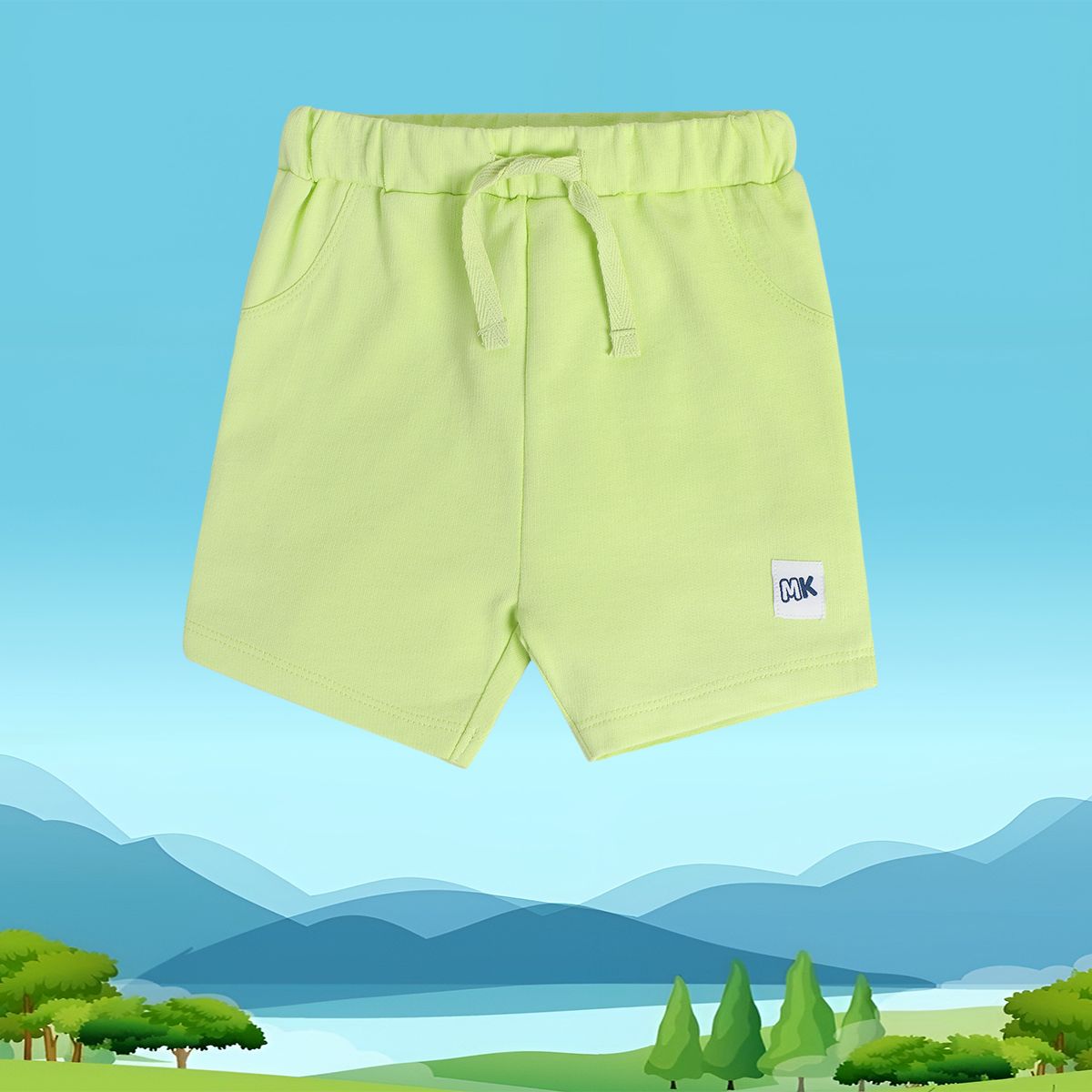 Boys Green Pack Of 1 Shorts