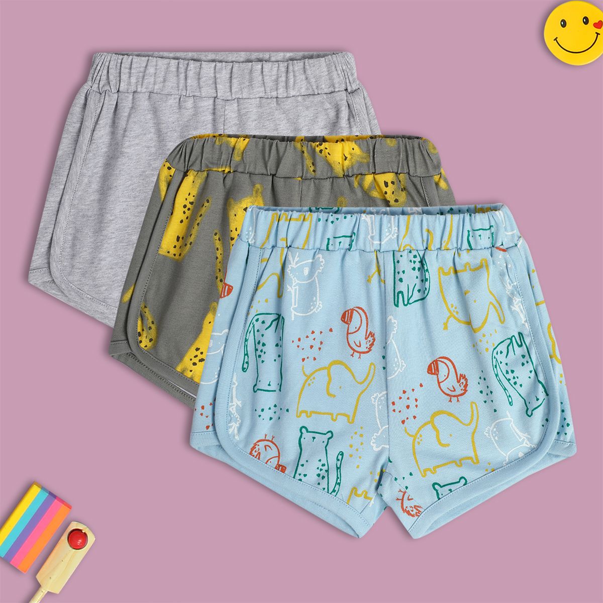 Boys Multi Shorts