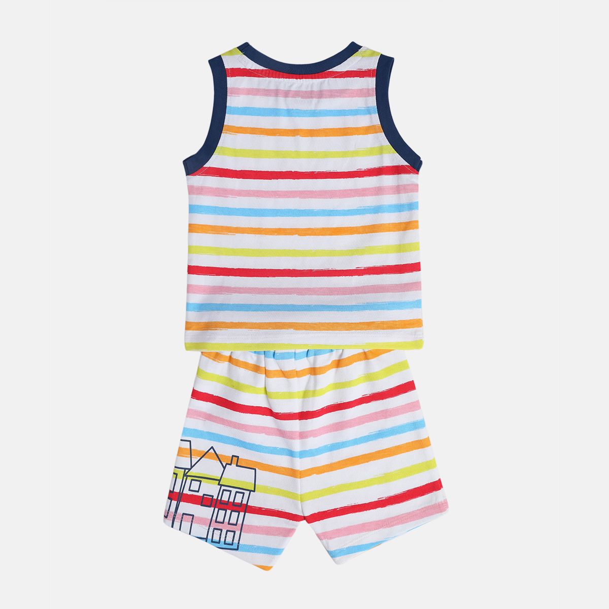 Boys White Lounge Wear