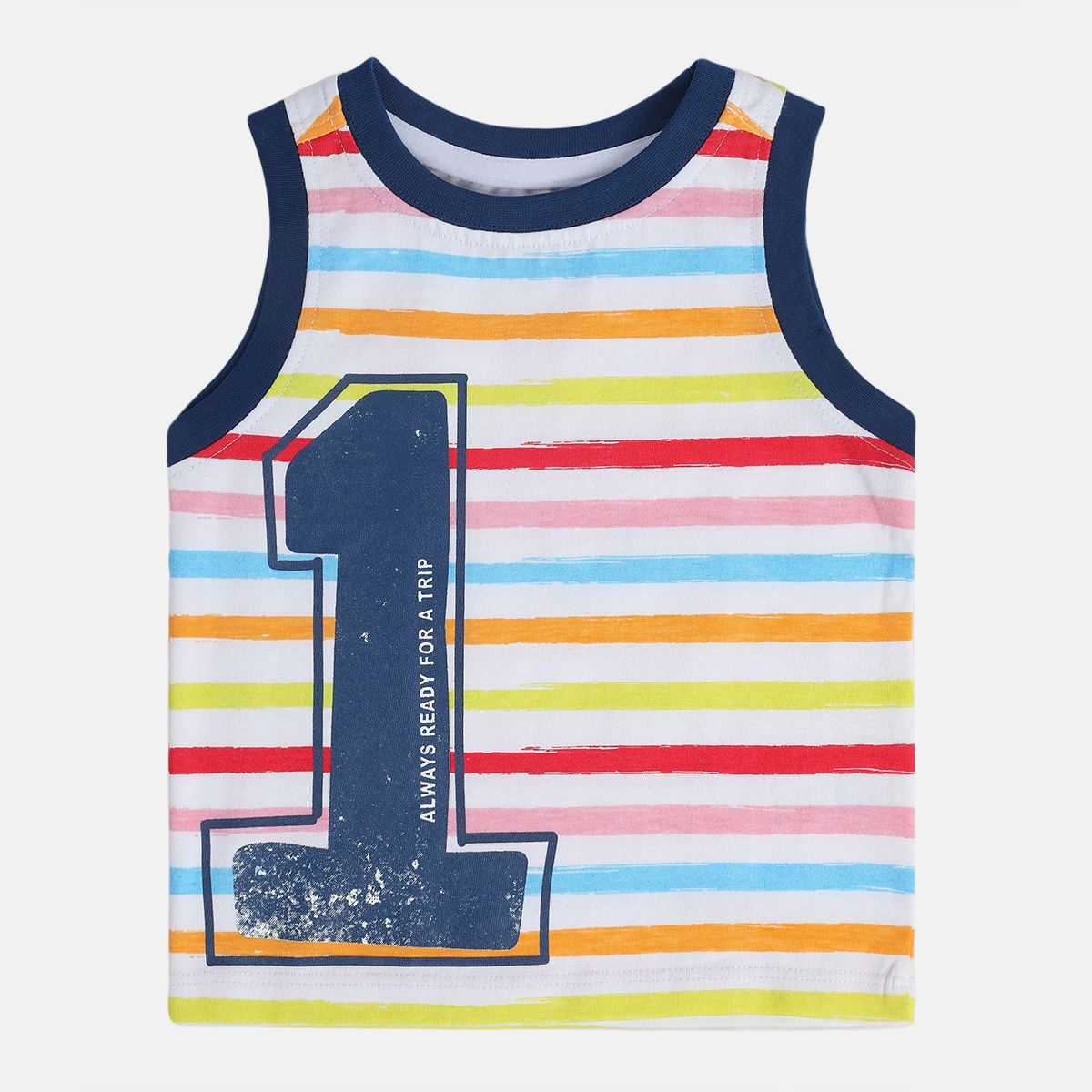 Boys White Lounge Wear