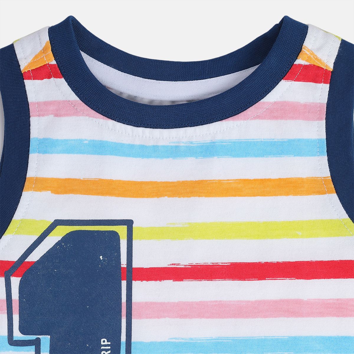 Boys White Lounge Wear