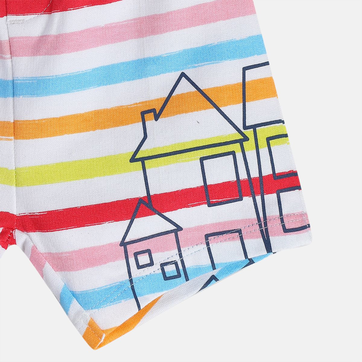 Boys White Lounge Wear