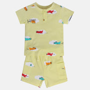 Boys Green Pack Of 2 Lounge Wear