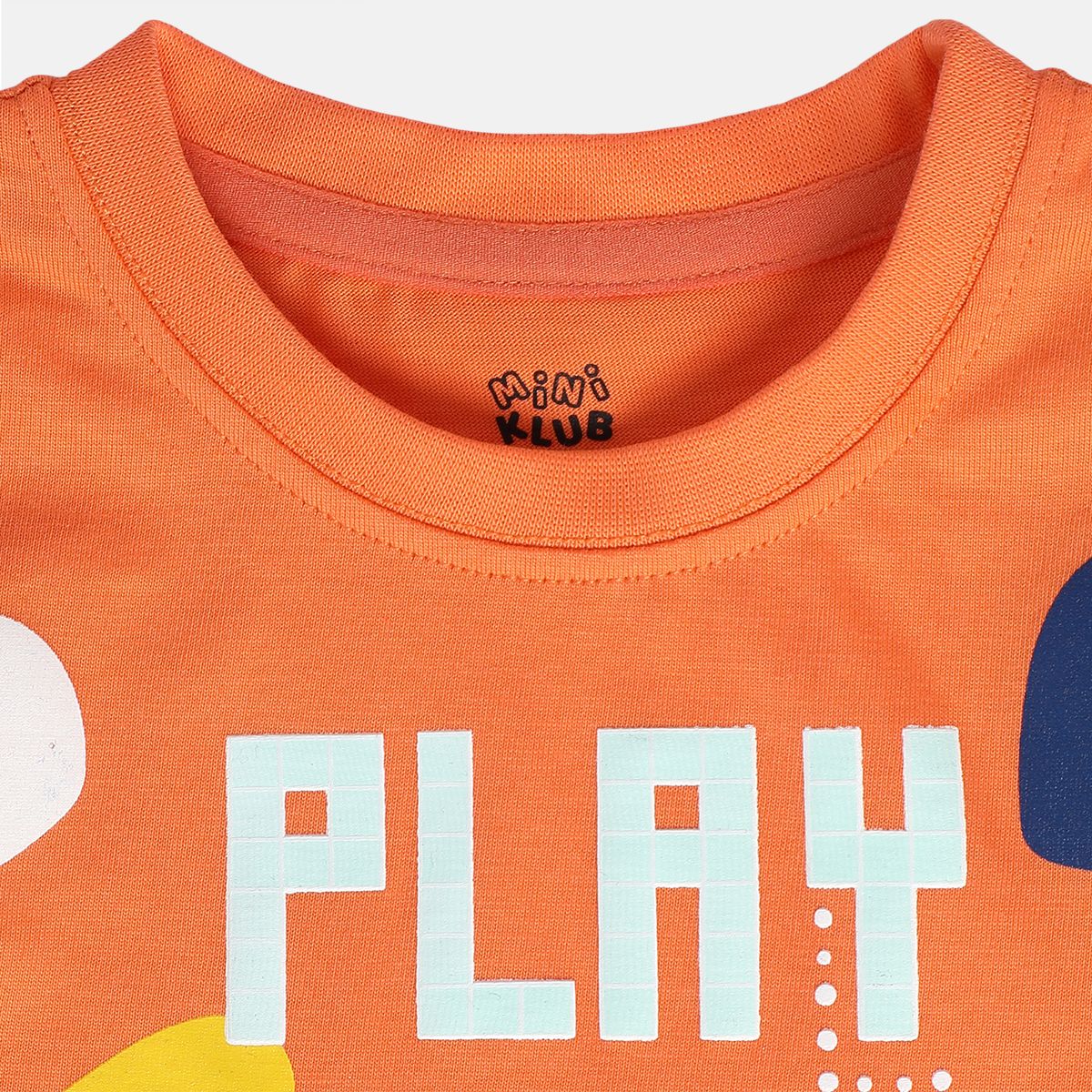 Boys Orange Pack Of 1 T-Shirt