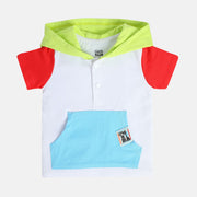 Boys White Pack Of 1 T-Shirt