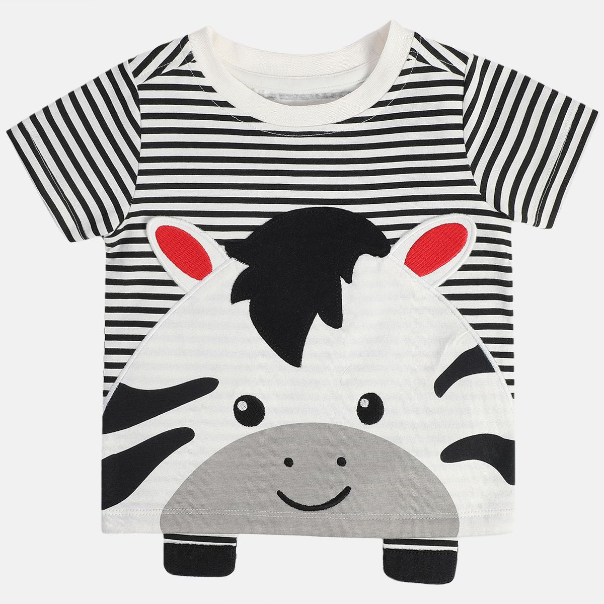 Boys Black Pack Of 1 T-Shirt