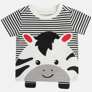 Boys Black Pack Of 1 T-Shirt