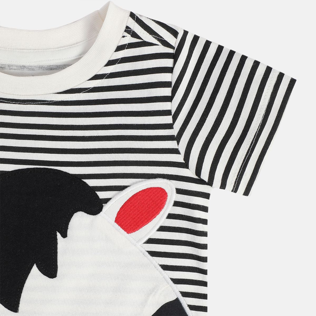 Boys Black Pack Of 1 T-Shirt