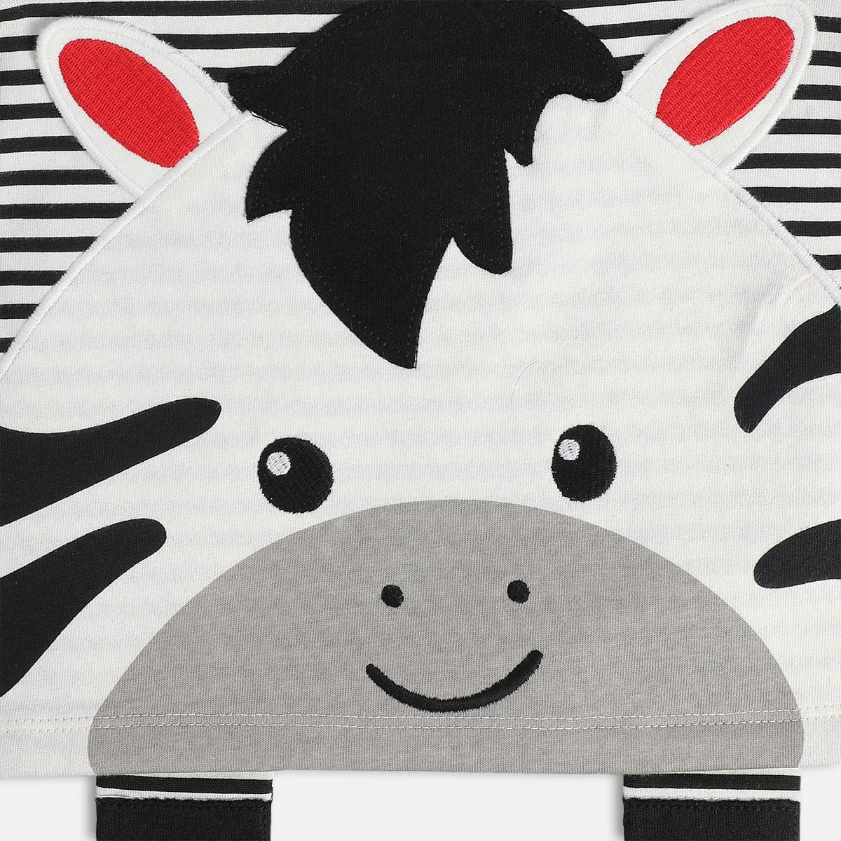 Boys Black Pack Of 1 T-Shirt