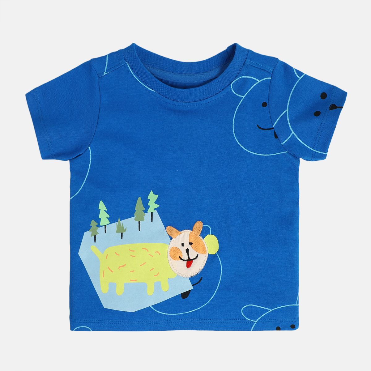 Boys Blue Pack Of 1 T-Shirt