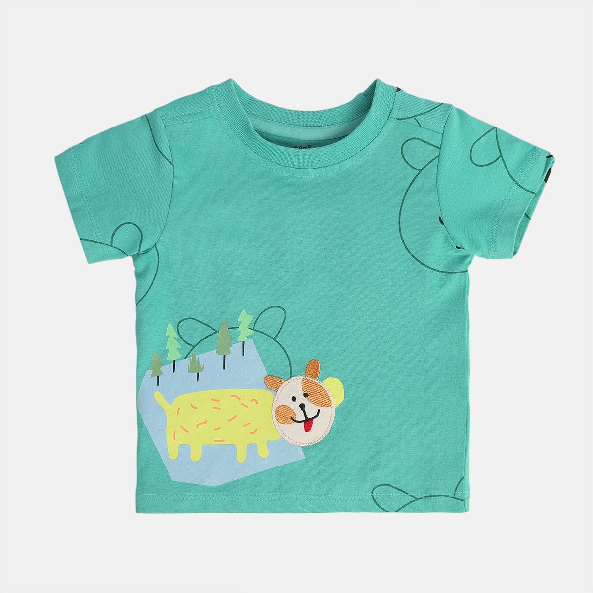 Boys Green T-Shirt