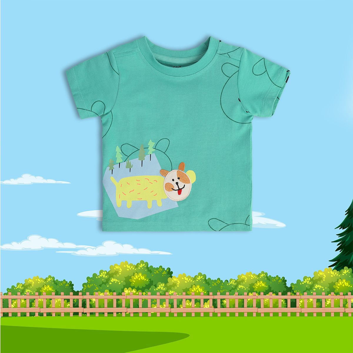 Boys Green T-Shirt