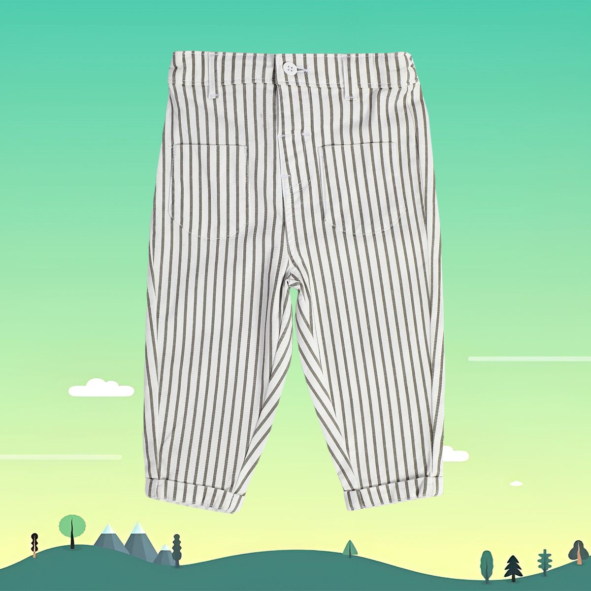 Boys White Pack Of 1 Woven Pant