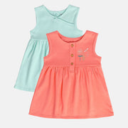 Girls Green/Red Dress