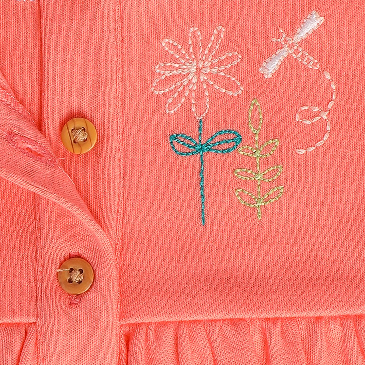 Girls Green/Red Dress