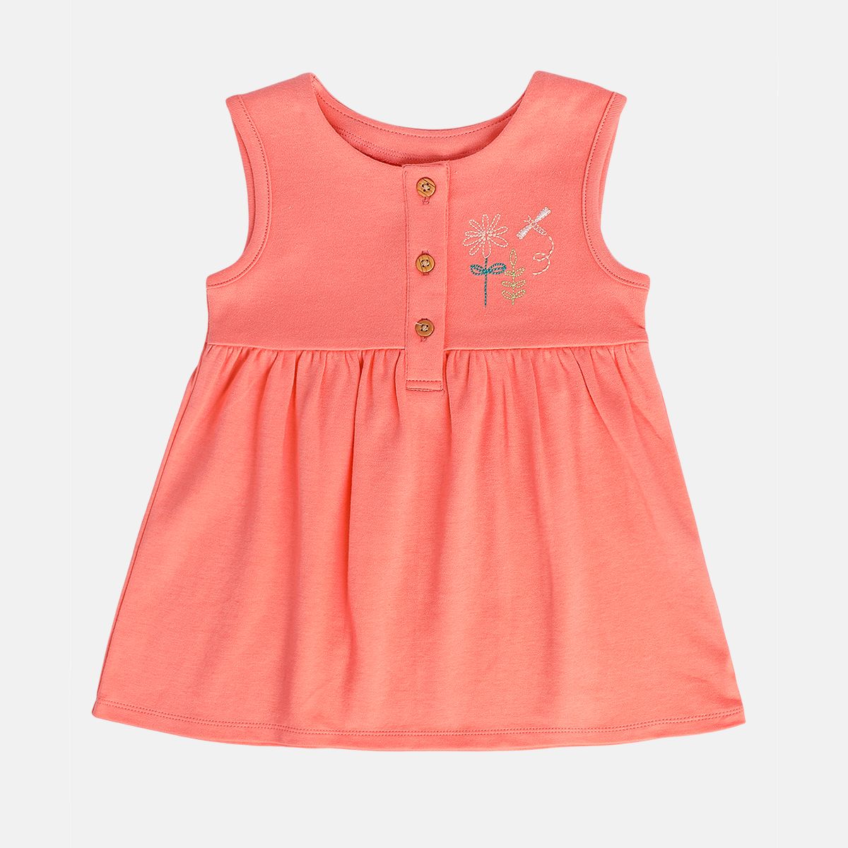 Girls Green/Red Dress