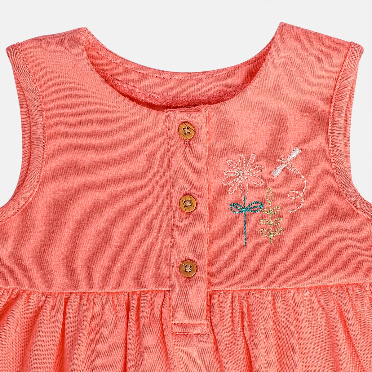 Girls Green/Red Dress