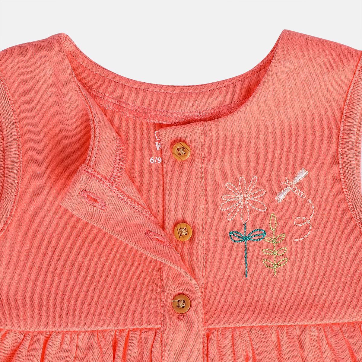 Girls Green/Red Dress