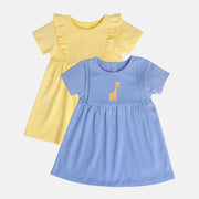 Girls Blue/Yellow Dress
