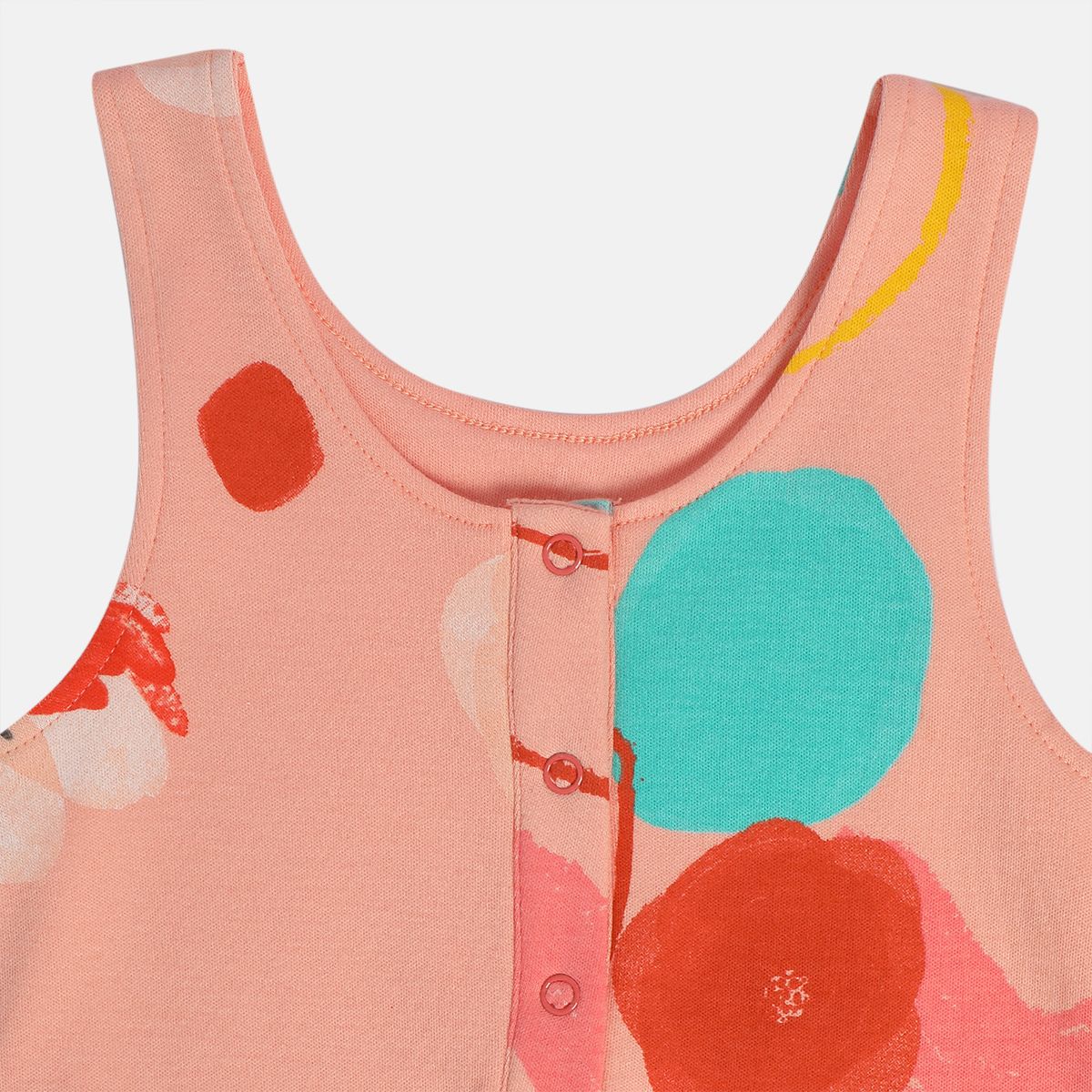 Girls Pink Cap Sleeve Dungaree Set