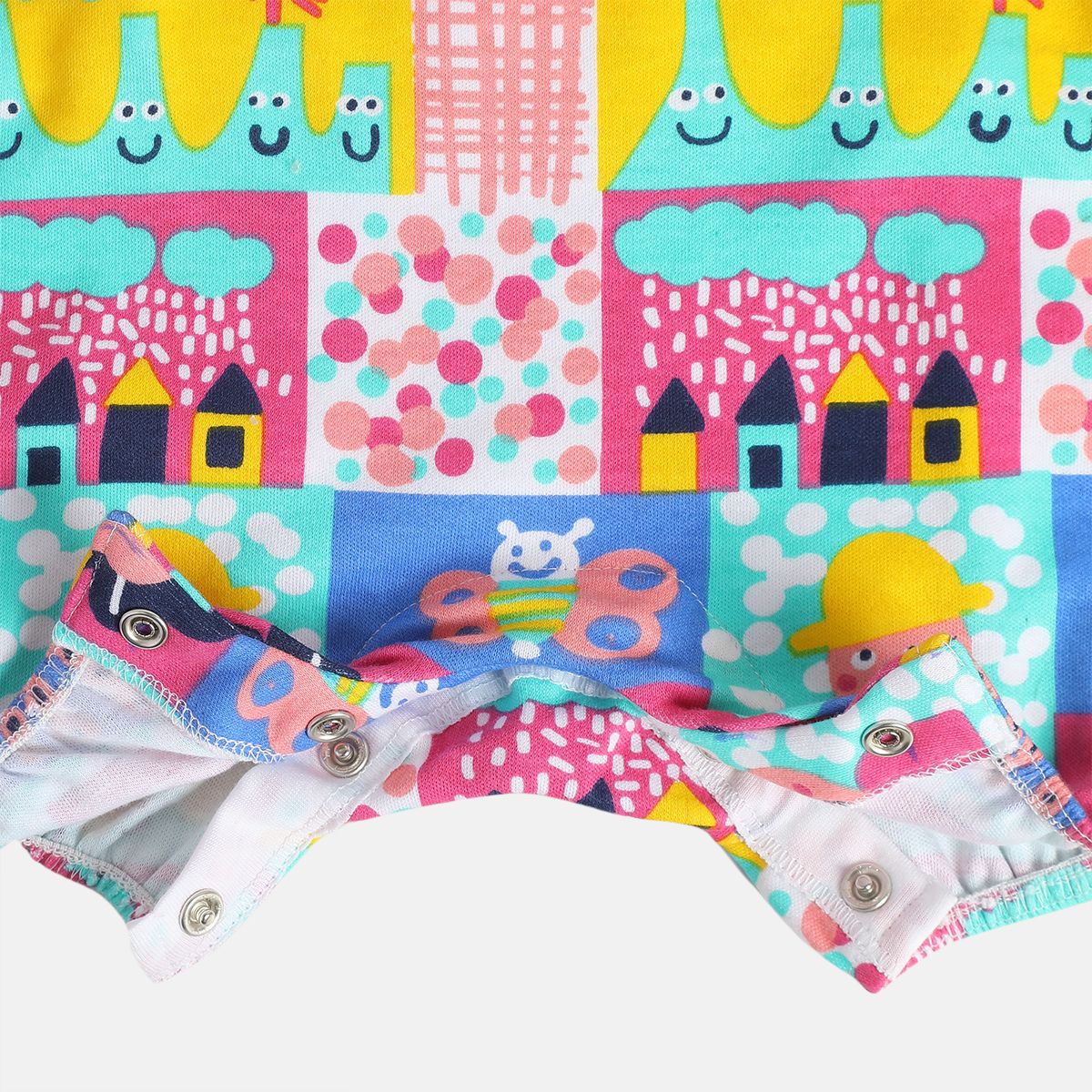 Girls Multi Dungaree Set