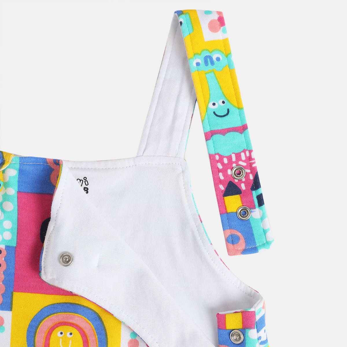 Girls Multi Dungaree Set