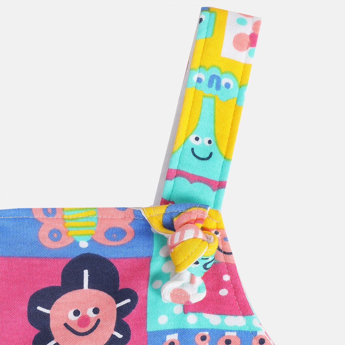 Girls Multi Dungaree Set