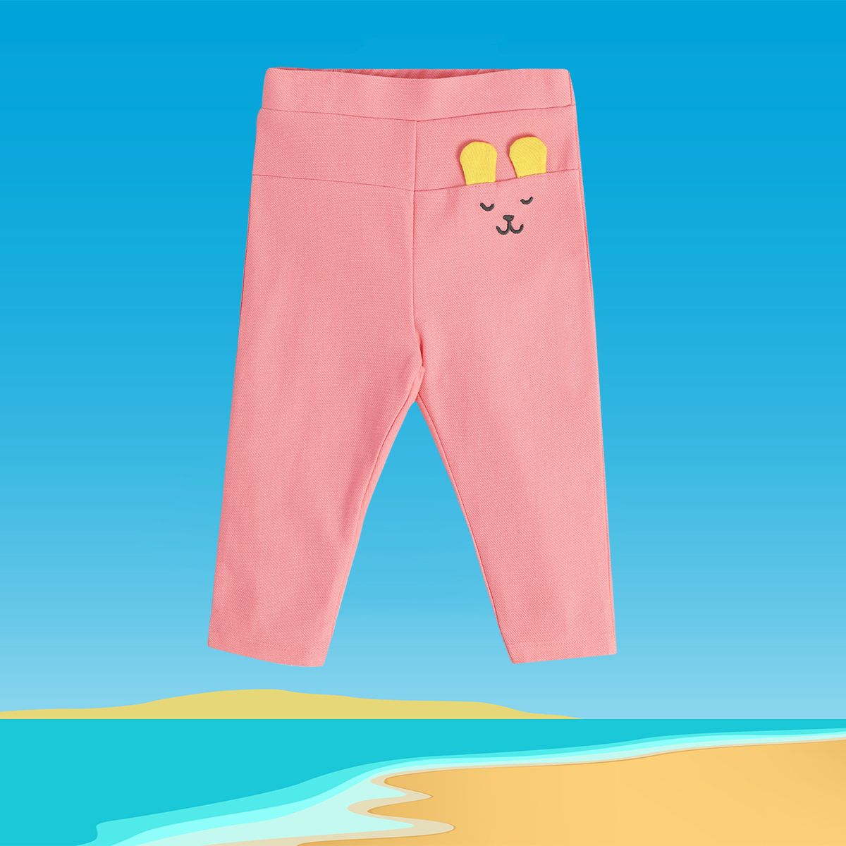 Girls Pink Pack Of 1 Legging