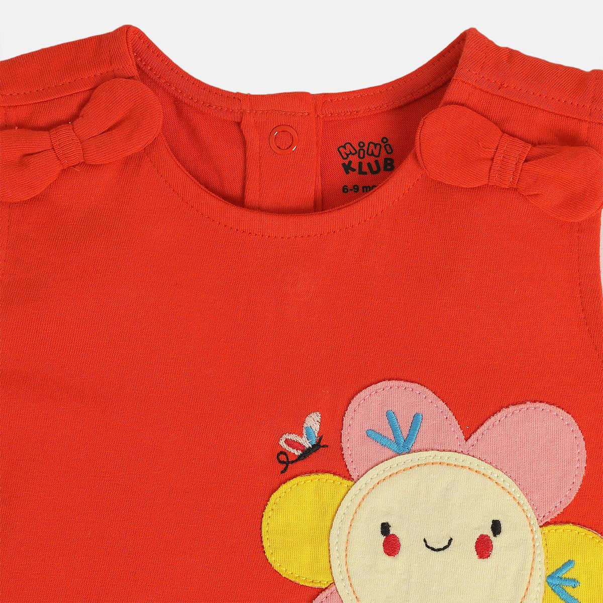 Girls Red Pack Of 1 Knit Top