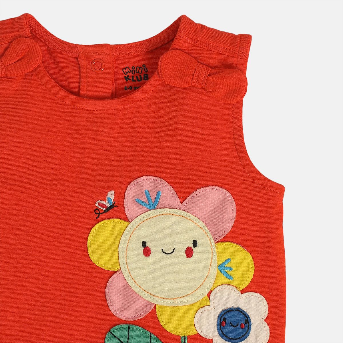 Girls Red Pack Of 1 Knit Top