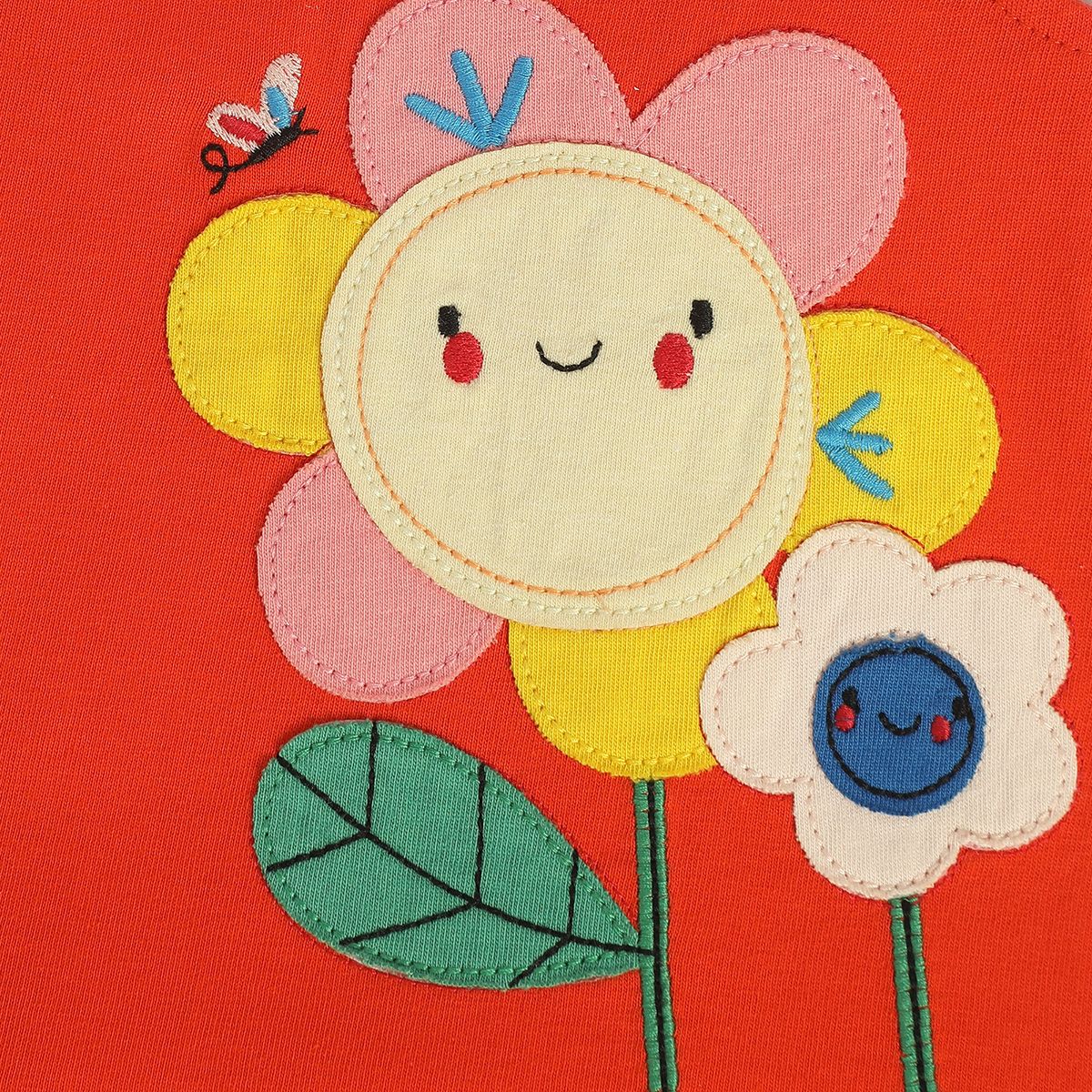 Girls Red Pack Of 1 Knit Top