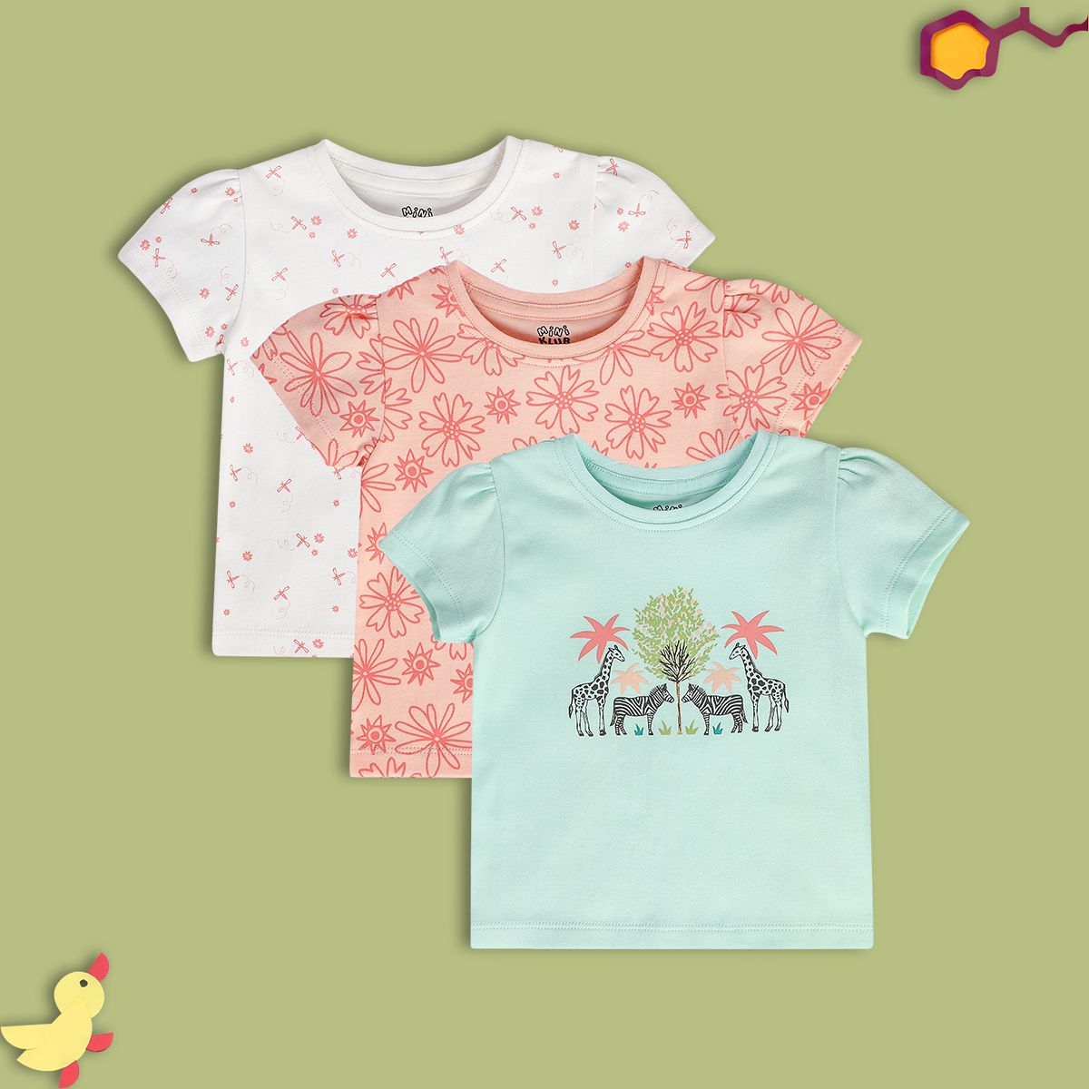 Girls Multi Knit Top