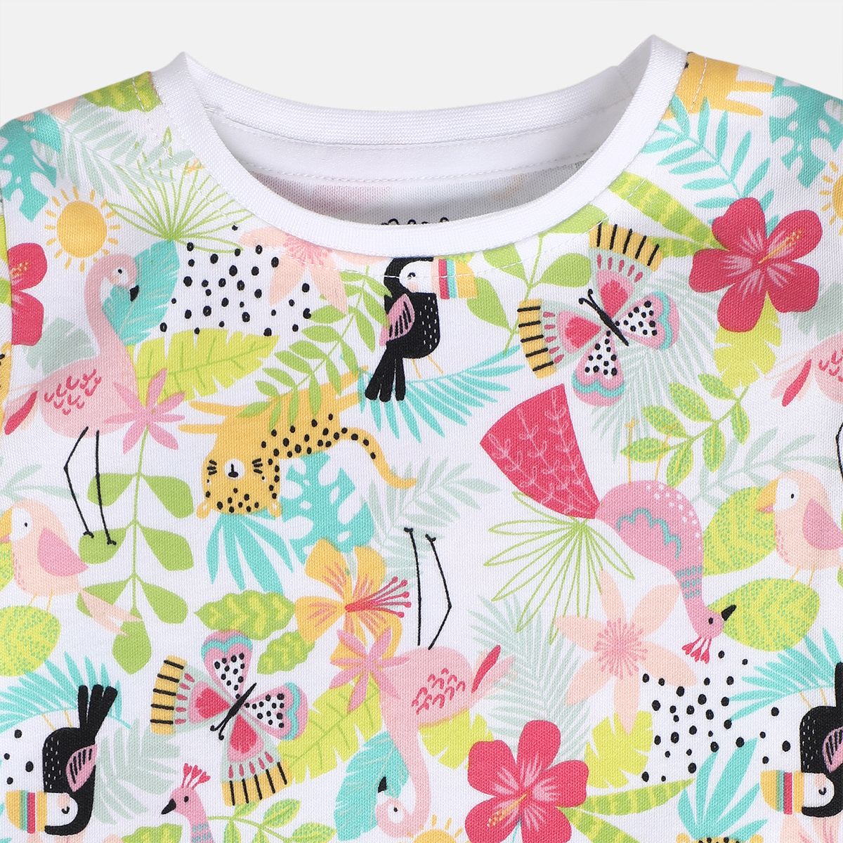 Girls White/Pink/Purple Knit Top