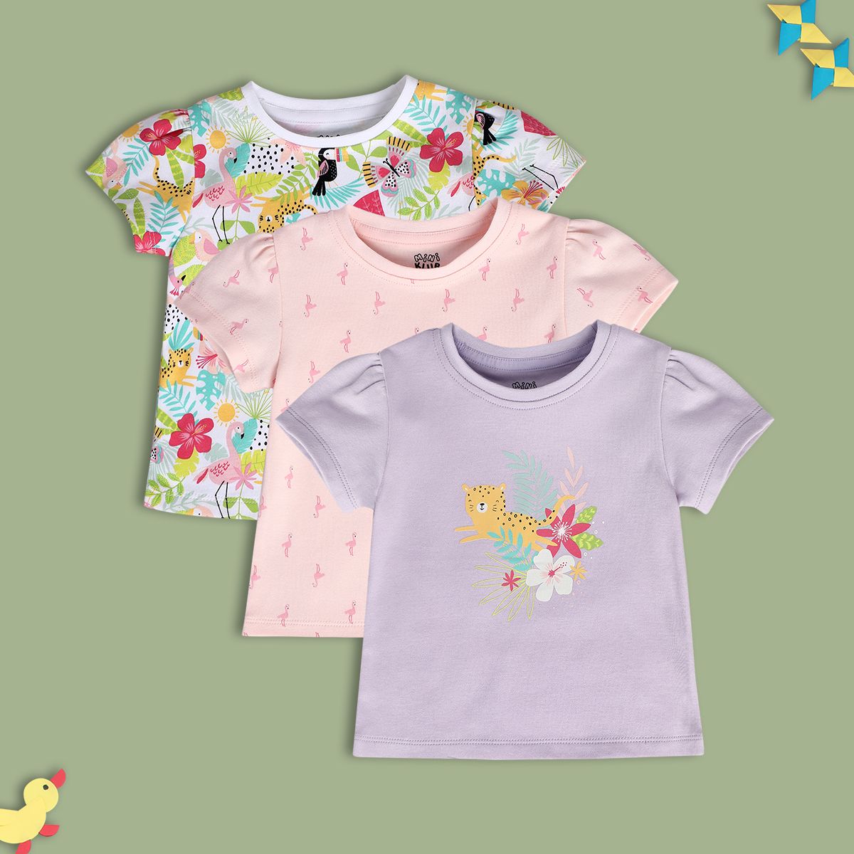 Girls White/Pink/Purple Knit Top