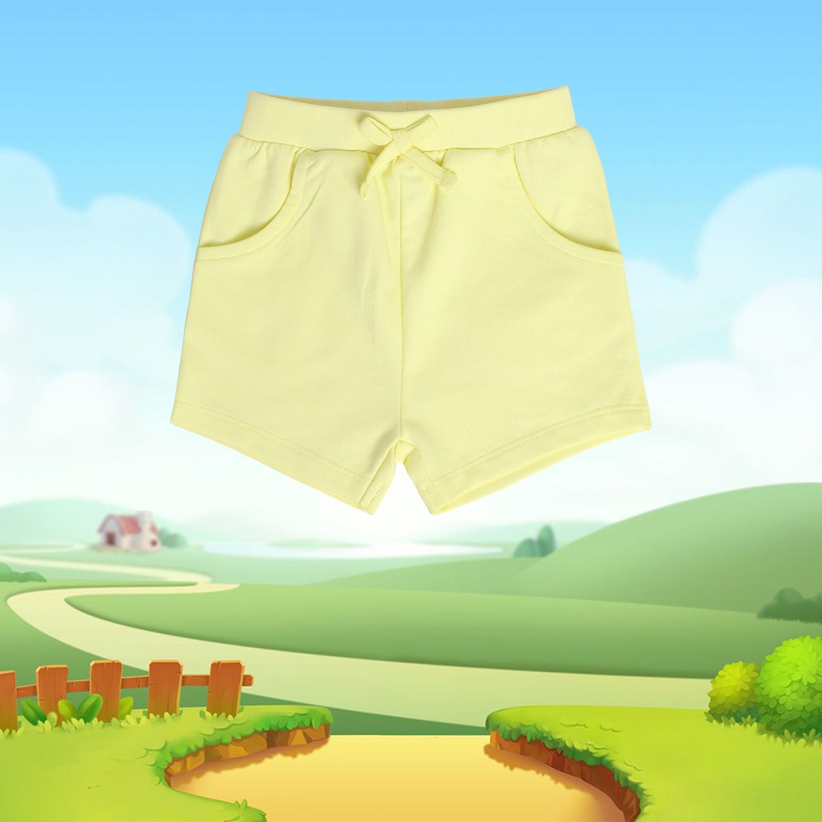 Girls Green Pack Of 1 Shorts