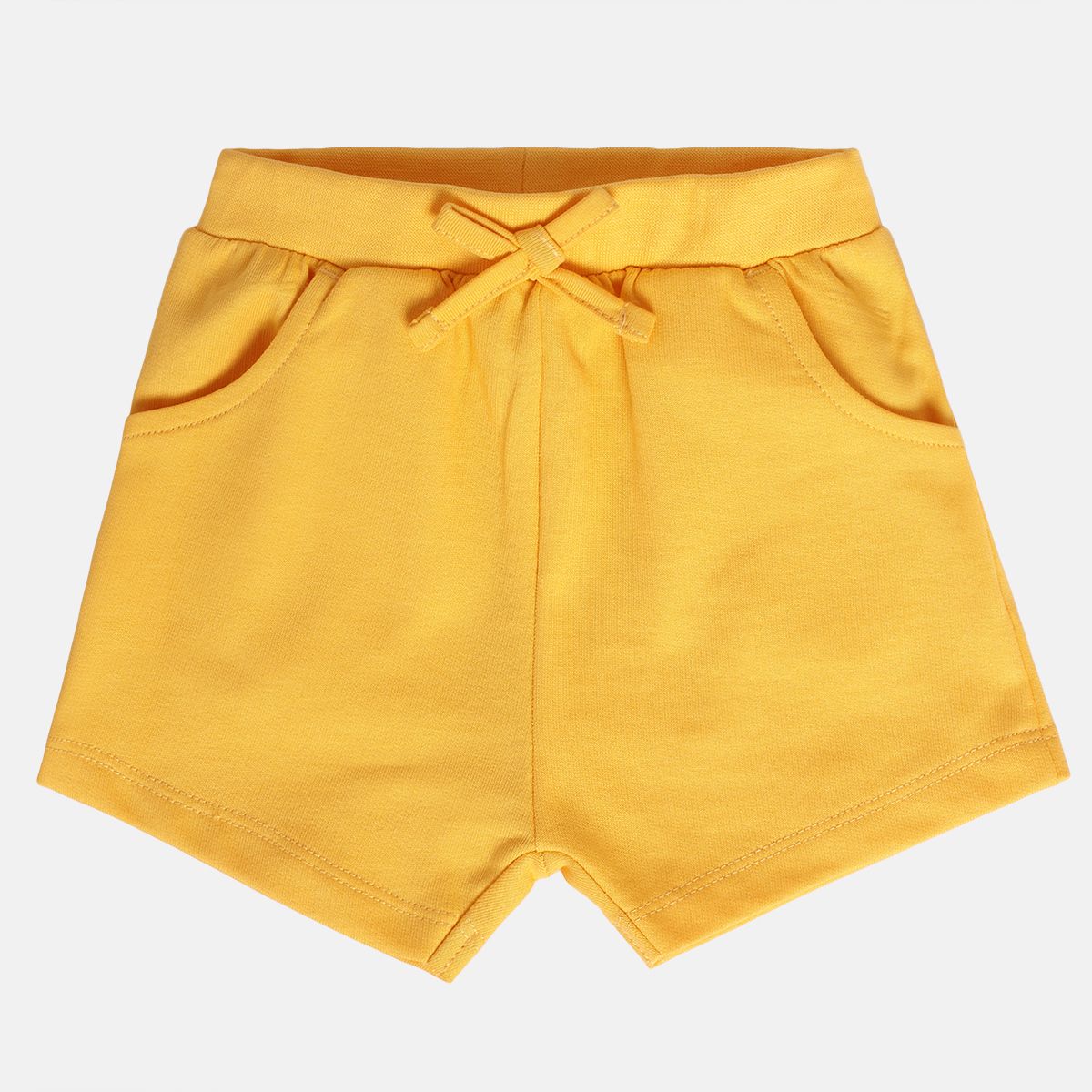 Girls Yellow Pack Of 1 Shorts