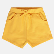 Girls Yellow Pack Of 1 Shorts