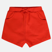 Girls Red Pack Of 1 Shorts