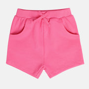 Girls Pink Pack Of 1 Shorts