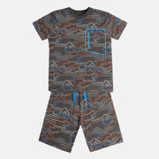 Boys Black Lounge Wear